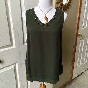 DarK Green Tank Top